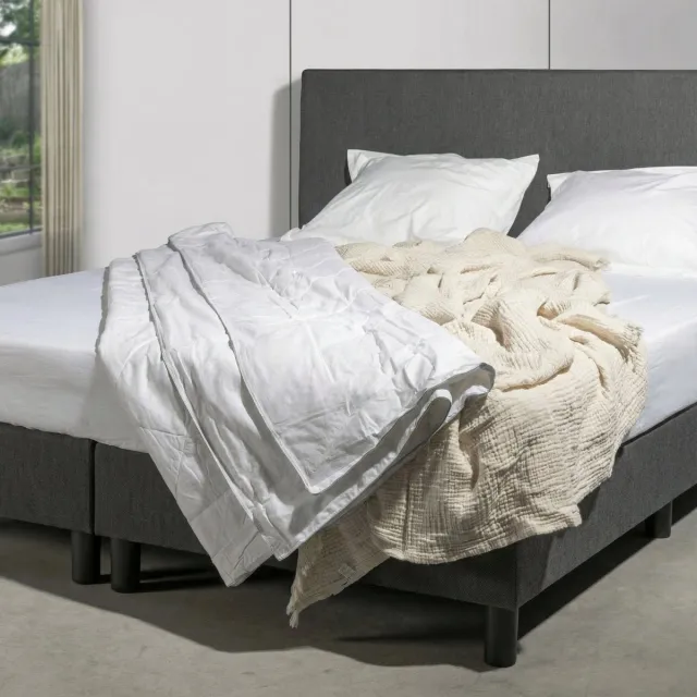 Mörgenn Zomerdekbed Katoen Warmteklasse 4 - 260x220 cm Wit