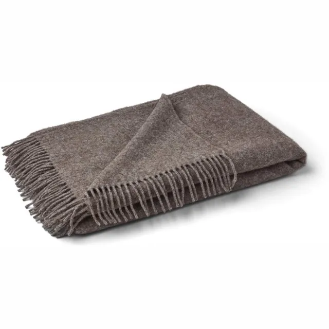 Sheepskin House Julia Plaid - 140x240 cm Dark Brown