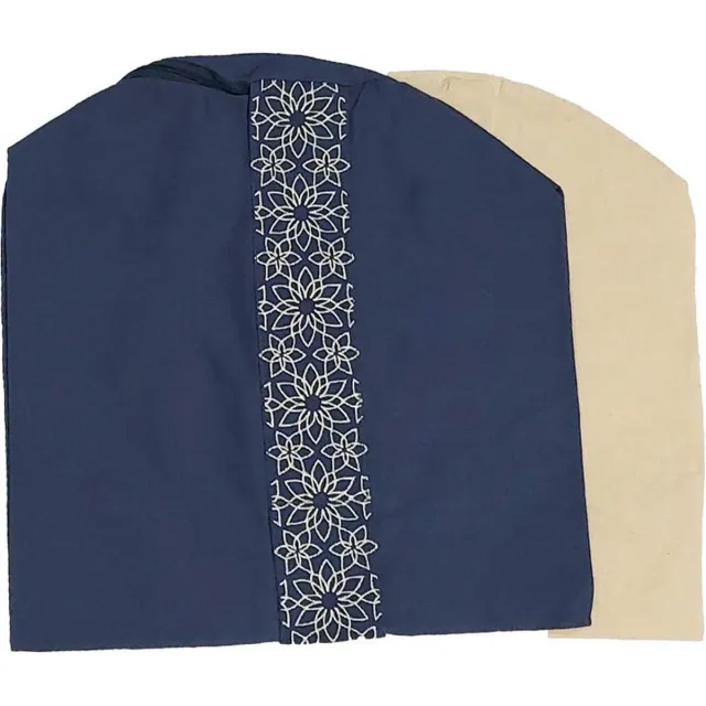 Samarali Duurzame Yoga Bolster Hoes - Denim Blauw - Biologisch Katoen - 20x20x66 cm - Perfect voor Yoga Denim Blue