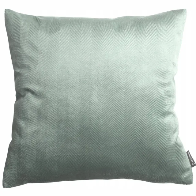 Splendid Decoratieve Kussenhoes 45x45cm Visgraat Sjalie Groen Stijlvol