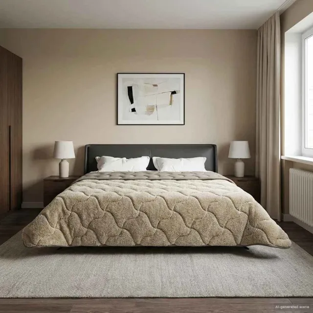 vidaXL Zomer Dekbed 260 x 220 cm Zomer Lichtgrijs