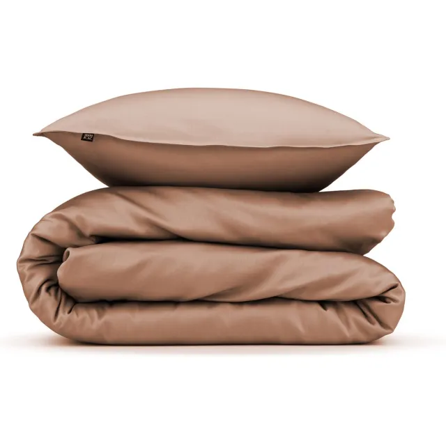 Zohome Canyon-Rose Dekbedovertrek Satinado + 1 sloop , gemaakt van 100% Katoen-Satijn Pink