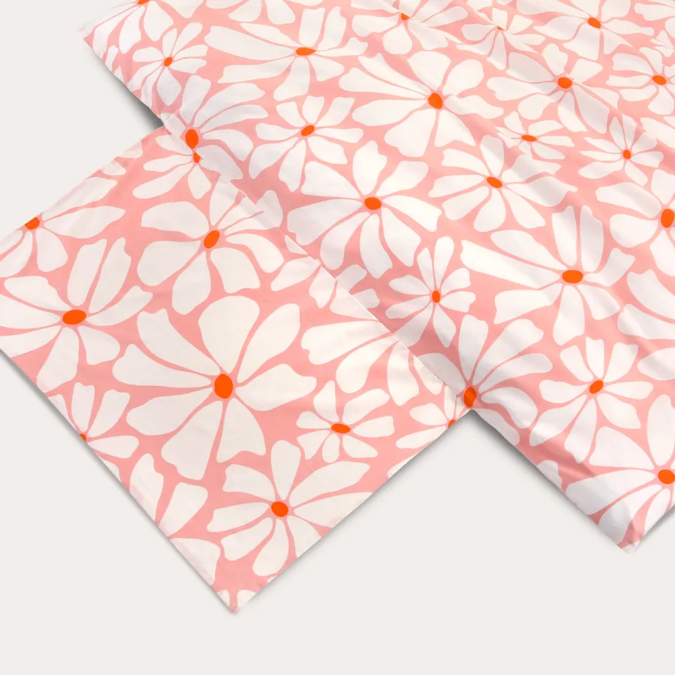 NOUS Kids katoenen dekbedovertrek 1-persoons (140x200 cm) roze, foto 2