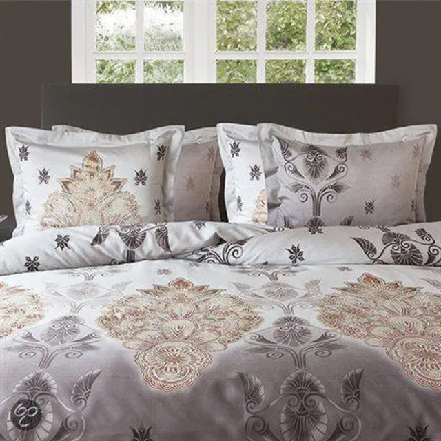 Refined HNL Refined Shade Dekbedovertrek - Eenpersoons - 140x200/220 cm - Grijs