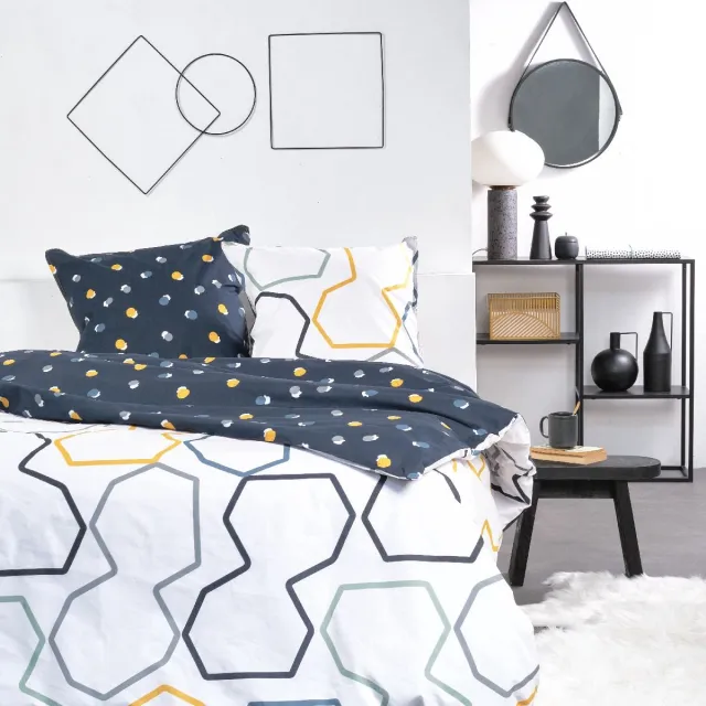 Today Tweepersoonsbedset - TODAY - Sunshine 11.41 - 220 x 240 cm - 100% Bedrukt katoen MULTICOULEUR