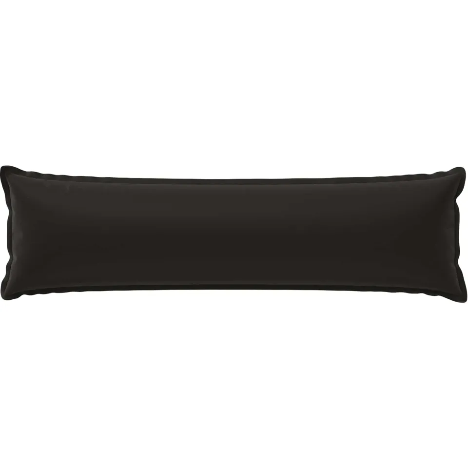 vidaXL Kussensloop HOUTEN Zwart 40 x 145 cm Polyester, foto 4