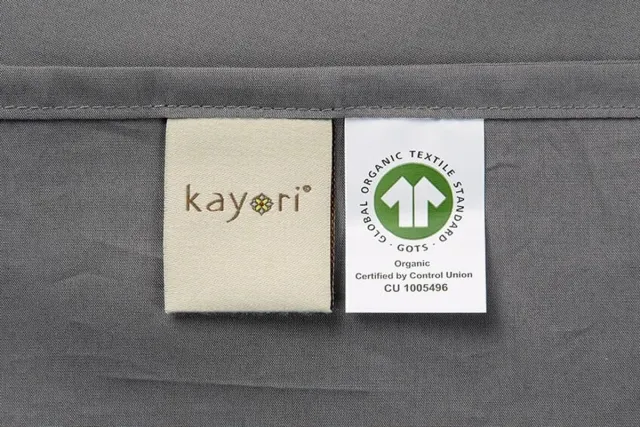 kayori Shizu - Laken - Katoenperkal - Antracite