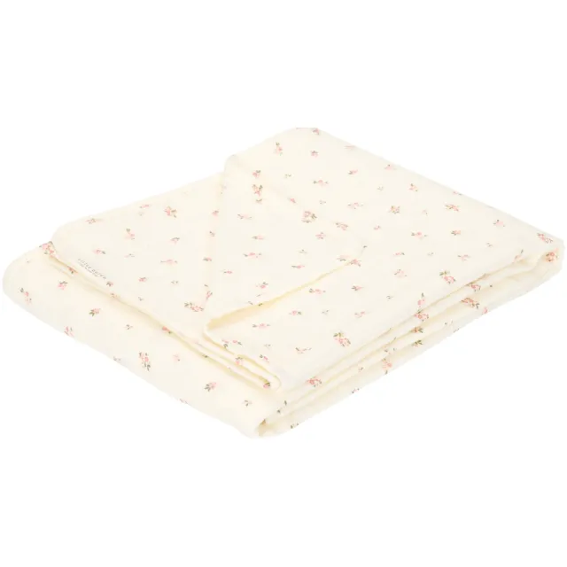 Little Dutch Fairy Blossom hydrofiele wiegdeken offwhite Offwhite/roze