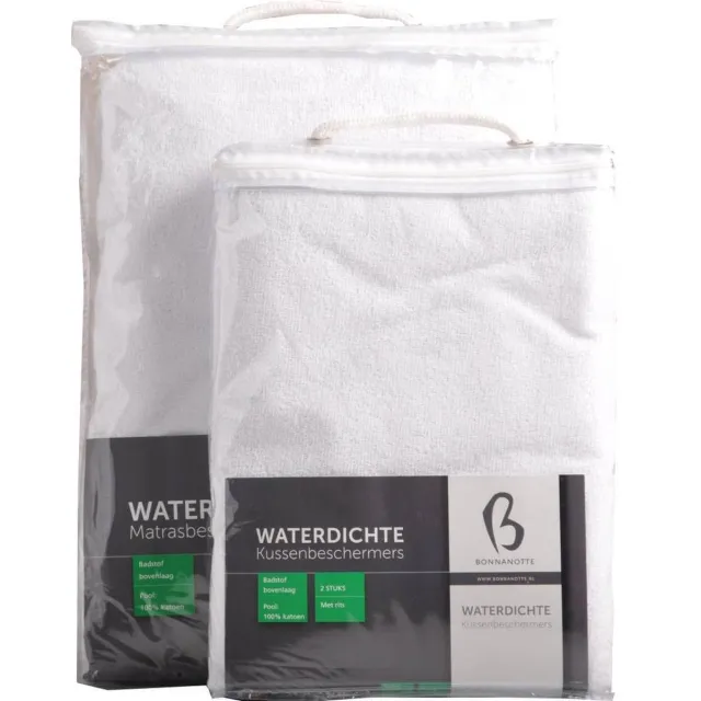 Bonnanotte Waterdichte Matrasbeschermer - Wit 90x220