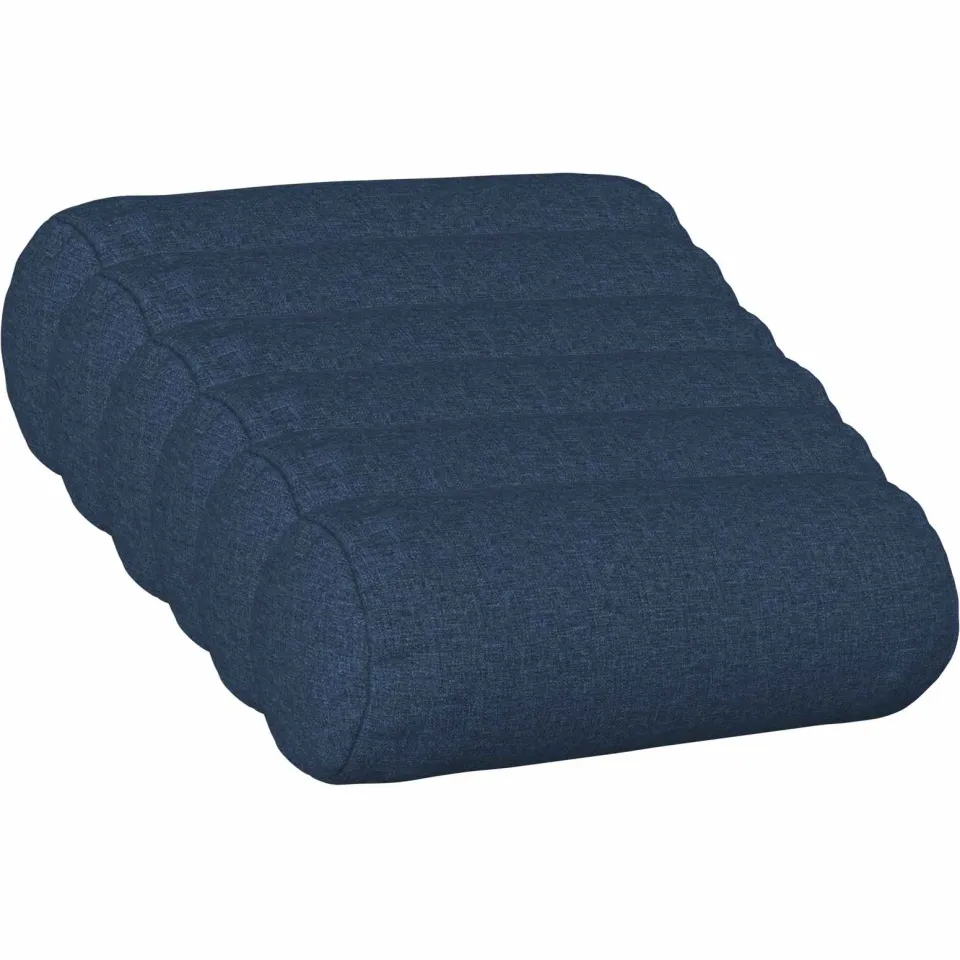 vidaXL Kussensloop 6 st HEERLEN Blauw Dia. 15 x 40 cm Stof, foto 3