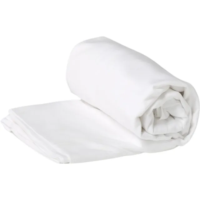Jeannette Vite Tencel Topper Hoeslaken Model Exclusief - Silk Heaven - 220cm lang x 100cm breed x 15cm hoogte Wit