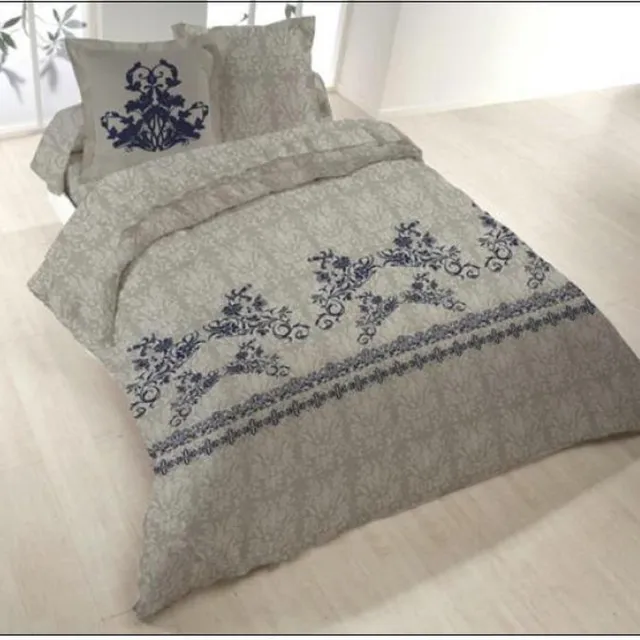 Better Nights 2-Persoonsdekbedovertrek katoen Art Nouveau Bruges 240x220 met 2 kussenslopen 65x65 beige