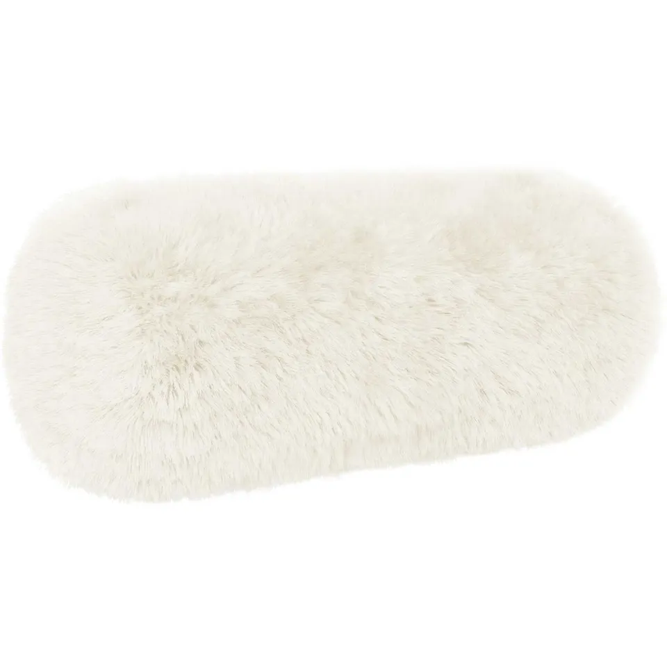 vidaXL Kussensloop 6 st HEERLEN Wit Dia. 15 x 40 cm PV Fleece
