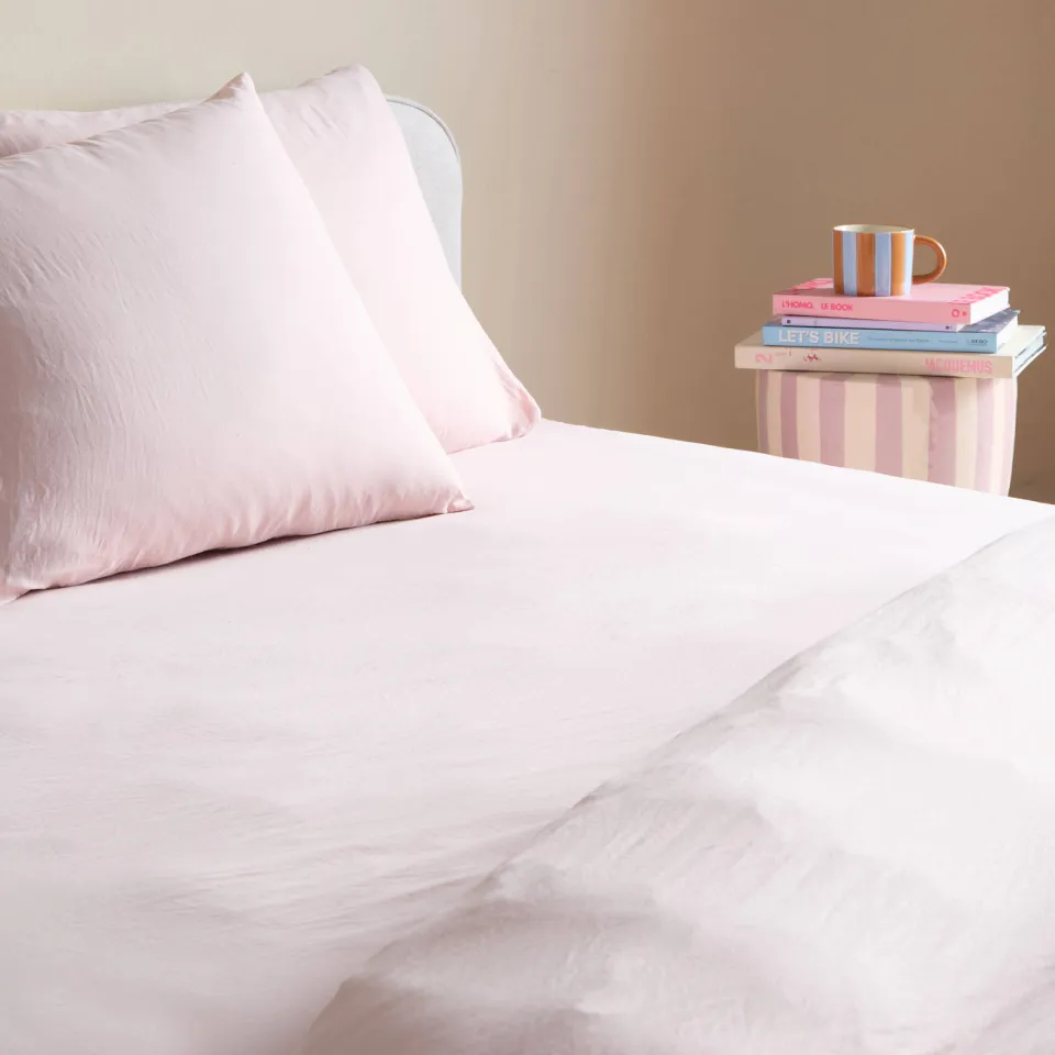 NOUS Living super soft hoeslaken roze, foto 2