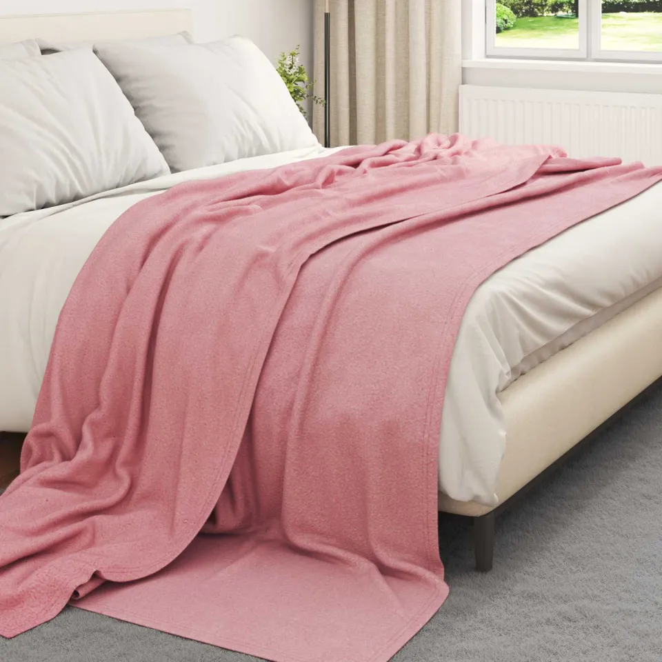 vidaXL Kleden 24 st Roze 240 x 220 cm 17,74 kg Fleece, foto 3