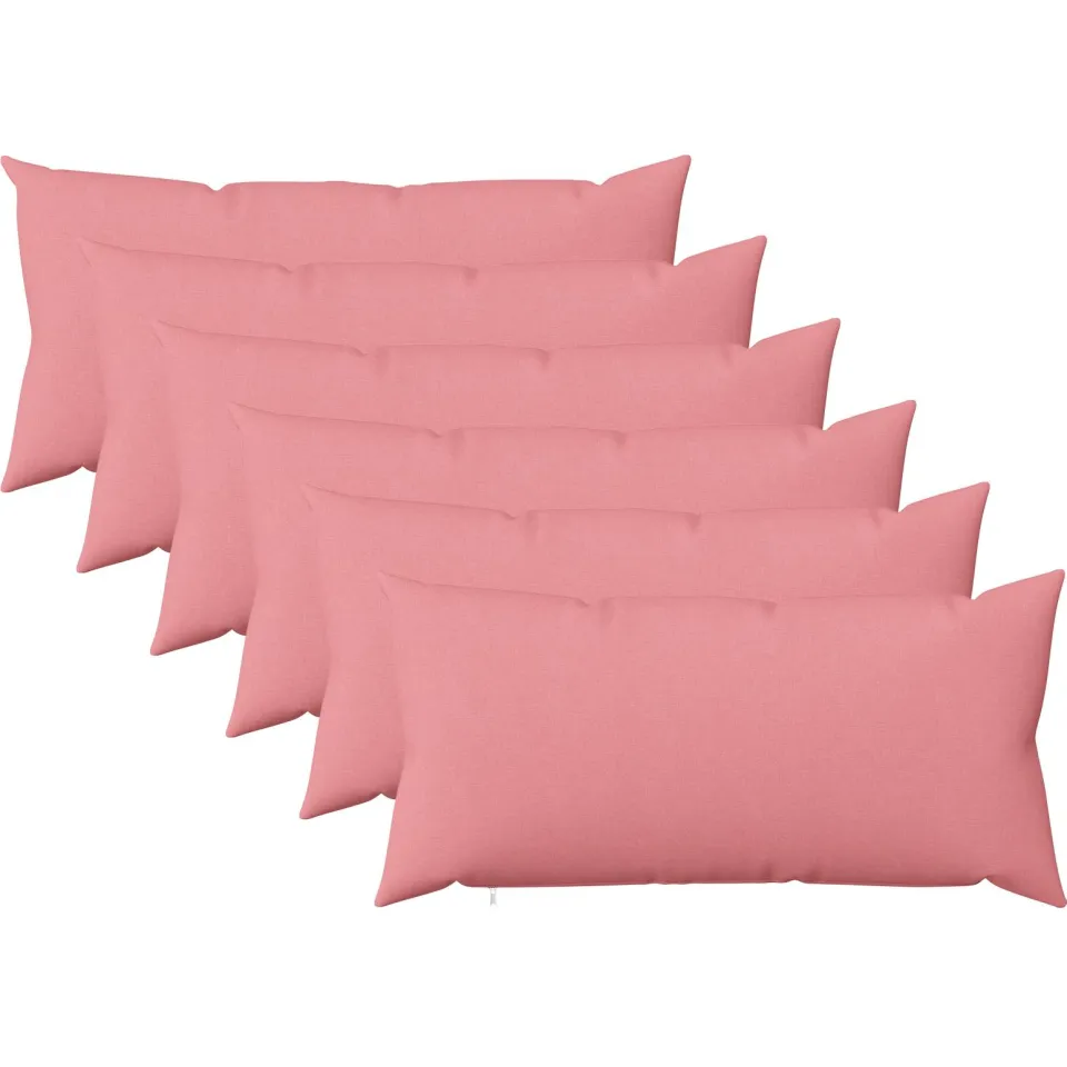 vidaXL Kussensloop 6 st HEERLEN Roze 40 x 70 cm Stof, foto 3