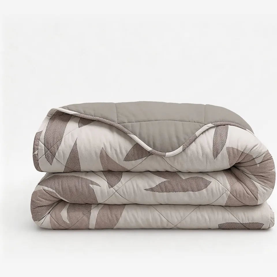 W dekbed zonder overtrek met kussensloop Lazy - omkeerbaar design zand-offwhite, foto 5