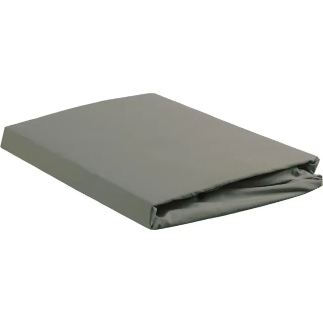 Ambiante Bamboe-Katoen - Boxspring Hoeslaken - 160x200 cm - Groen