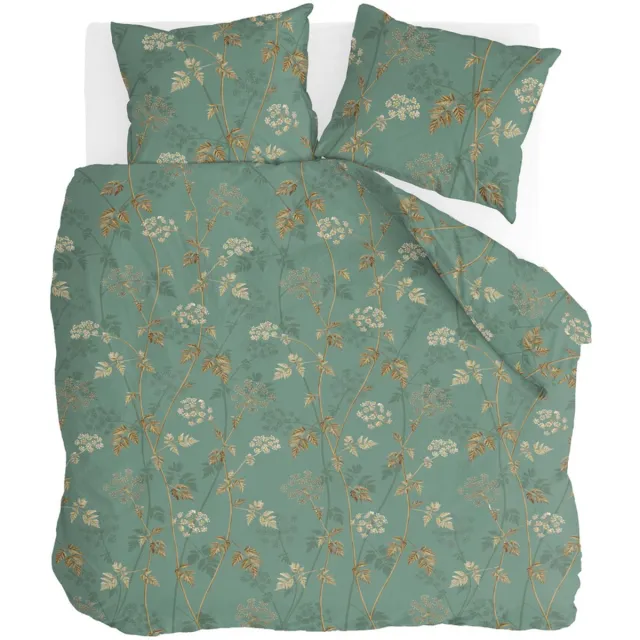 BYRKLUND Dekbedovertrek Vera - 240x220 - 80% Polyester / 20% Katoen - Groen