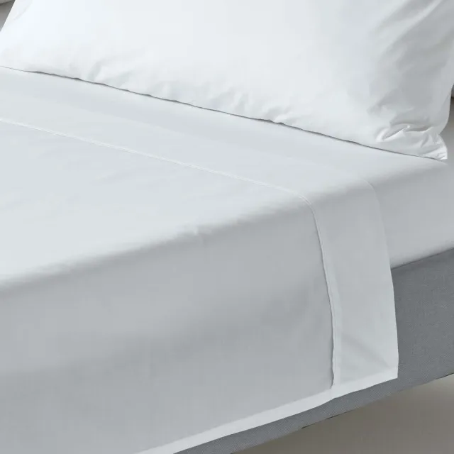 Homescapes Laken – Wit – 100% Egyptisch Perkal Katoen – 200 Draaddichtheid