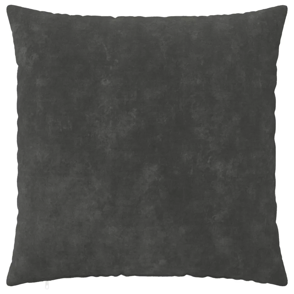 vidaXL Kussensloop 2 st HEERLEN Antraciet 65 x 65 cm Microfiber Fleece, foto 2
