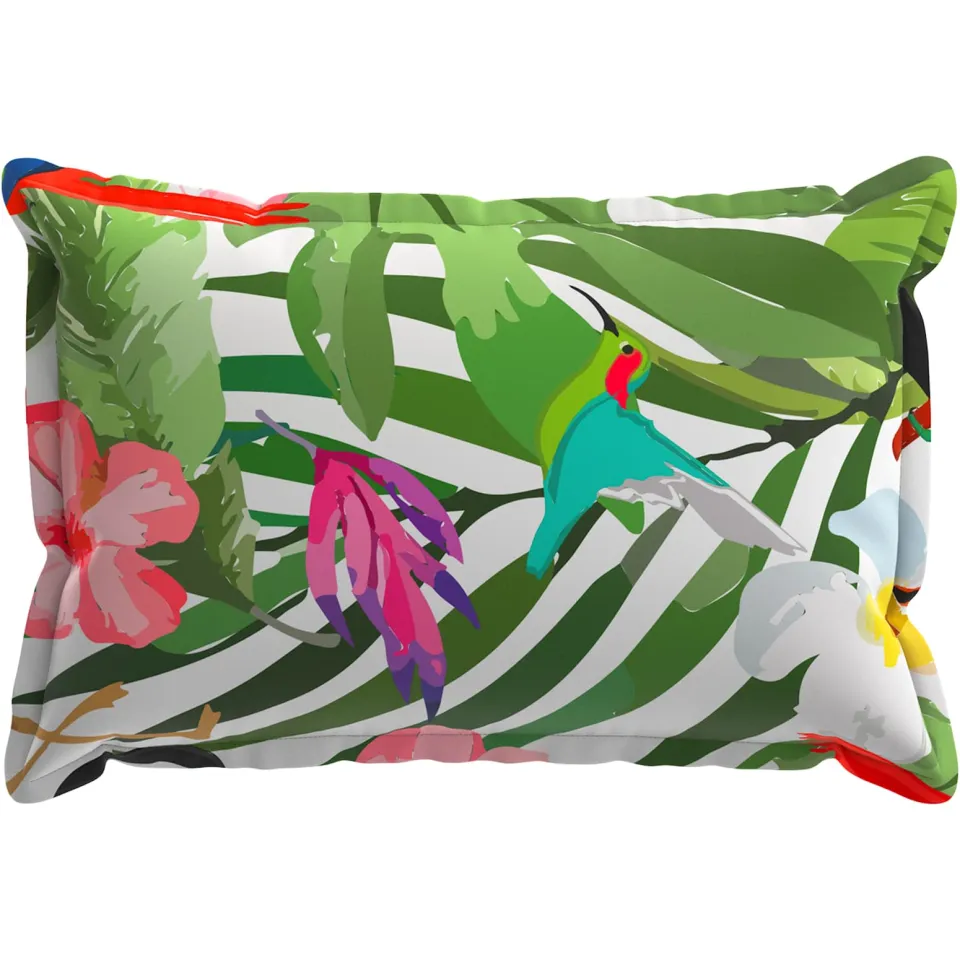 vidaXL Kussensloop 6 st HOUTEN Meerkleurig 50 x 70 cm Polyester