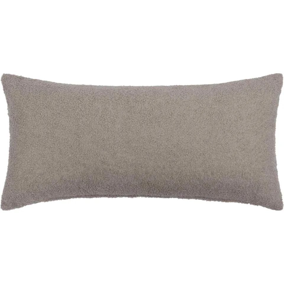 vidaXL Kussensloop 6 st HEERLEN Lichtgrijs 40 x 70 cm Bouclé