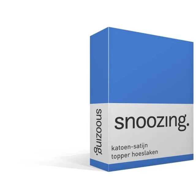 Snoozing Katoen-satijn - Topper - Hoeslaken - Meermin, foto 2