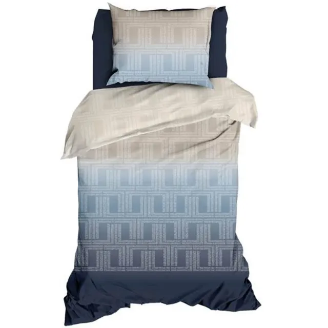 Satin D Or Satin d'Or Albenga Dekbedovertrek - Blauw/Beige