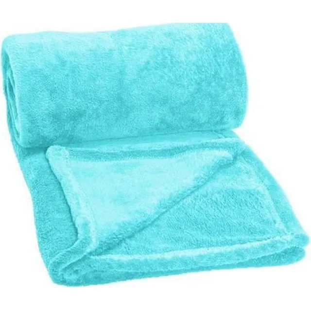 Clarysse Fleece Plaid 120x150cm Aqua