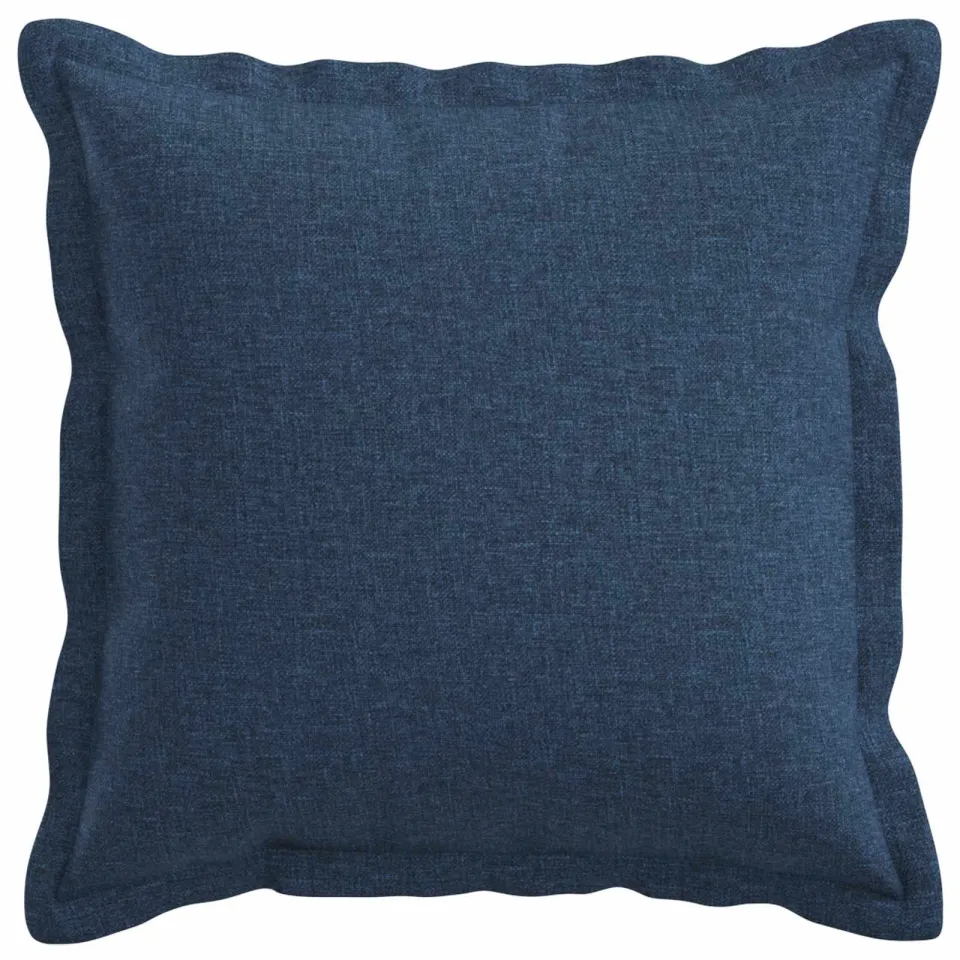 vidaXL Kussensloop 12 st HOUTEN Blauw 45 x 45 cm Faux Linnen