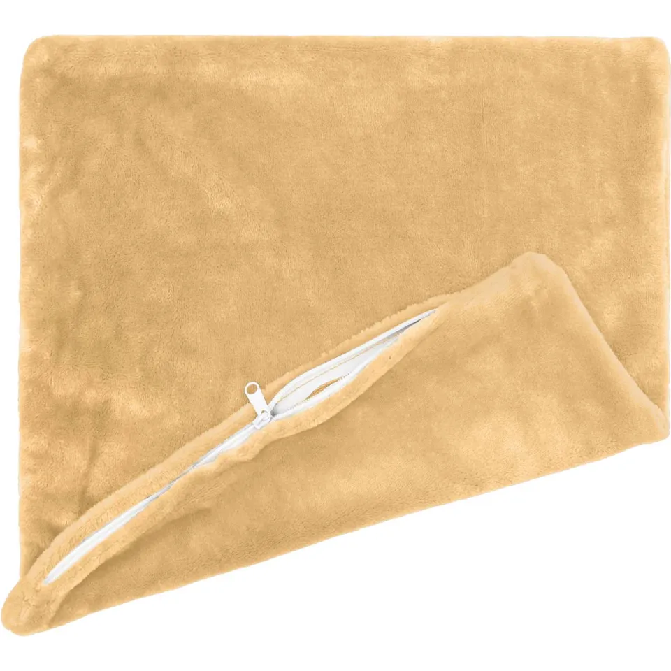 vidaXL Kussensloop 6 st HEERLEN Taupe 55 x 55 cm Flanel, foto 4