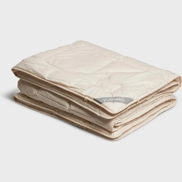 Yumeko dekbed wol lente/herfst 260x240 - Biologisch & ecologisch crème