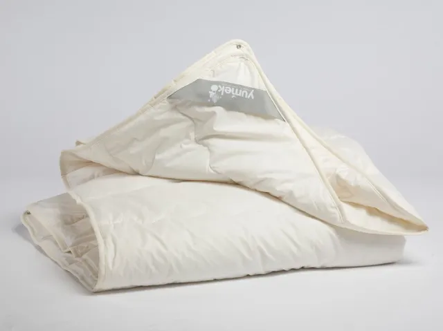 Yumeko kinderdekbed wol zomer - 120x150 - bio, eco & fairtrade wit