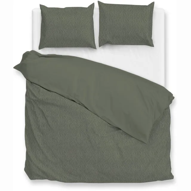Zohome Teddy Fleece Dekbedovertrek Pile di Sherpa – Dekbedovertrek - Army Green