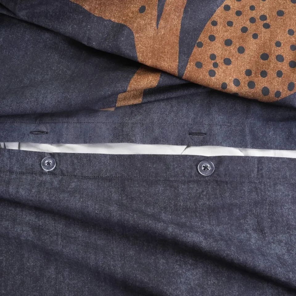Studio LIVIT percale katoenen dekbedovertrek blauw, foto 6
