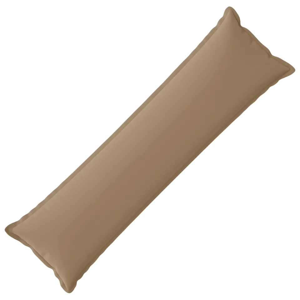 vidaXL Kussensloop HOUTEN Taupe 40 x 145 cm Polyester