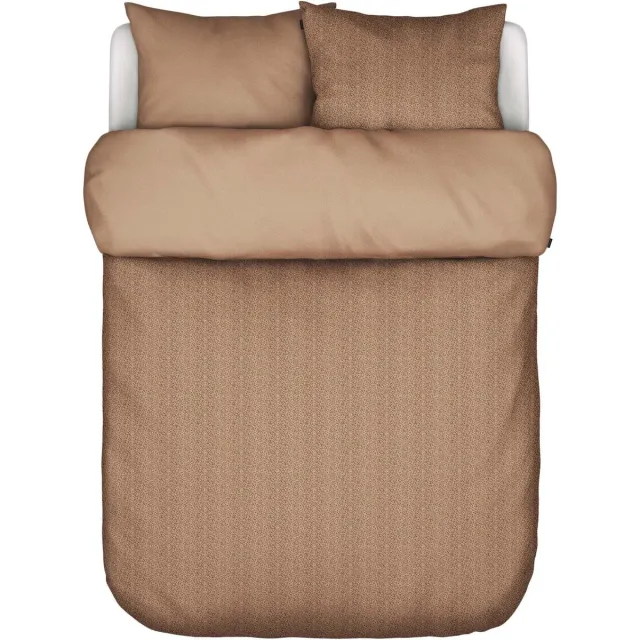 Marc O'Polo Camo Dekbedovertrek Toffee Brown - Lits-Jumeaux - 240x200/220 cm