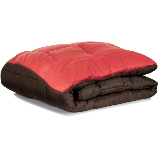 Zelesta Everyday Duo Dekbed - Chocolade & Koraal 240x220cm