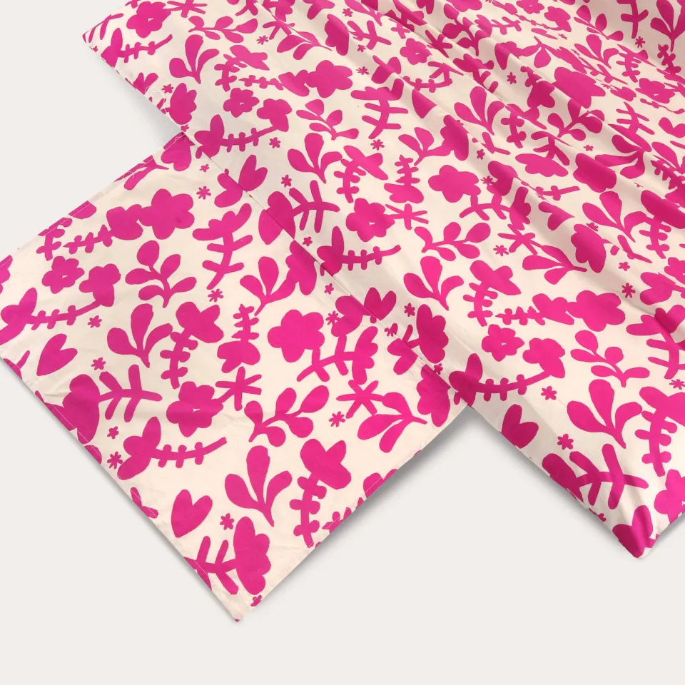 NOUS Kids katoenen dekbedovertrek 1-persoons (140x200 cm) roze, foto 3