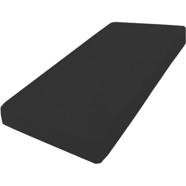 Matex Jersey Premium - Hoeslaken - 150x190, 160x200x20 - Zwart - 100% Katoen