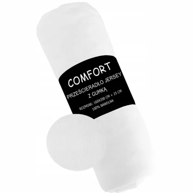 Koney Comfort Hoeslaken jersey - Wit - 160 g/m² - matras tot 22 cm
