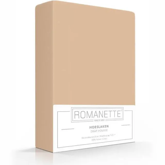 Romanette Luxe Verkoelend Hoeslaken Katoen - Camel