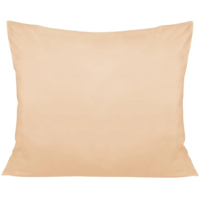 Darymex Katoenen satijnen kussensloop 50x80 cm, lichtbeige, effen