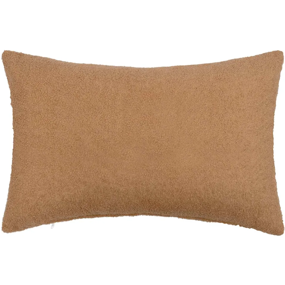 vidaXL Kussensloop 2 st HEERLEN Beige 50 x 75 cm Bouclé