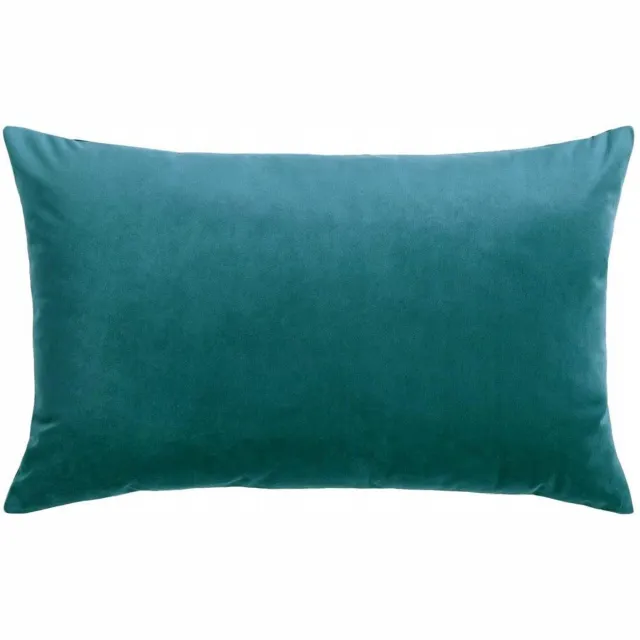 art+design Merloos Velours Kussenhoes 45x25 cm - Turquoise