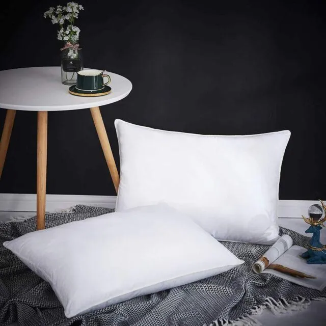 Jhon Cotton 2st hoofdkussen Relax Anti-Allergie John Cotton Machinewasbare hypo-allergeen zacht wit