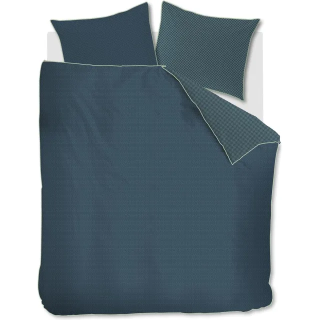 Kardol Richmond dekbedovertrek - Tweepersoons - 200x200/220 - Blauw Groen