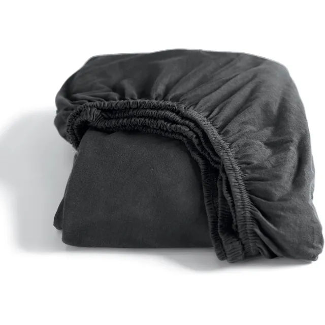 Cinderella Hoeslaken - tot 25 cm matrashoogte - Double Jersey - 180x220 & 200x200 - Antraciet