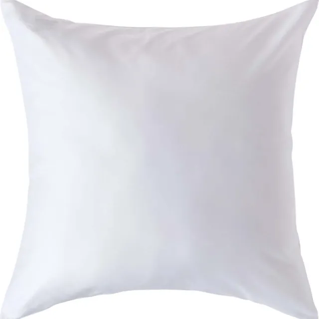 Homescapes Biologisch Kussensloop 60x60 cm – Wit – 100% Egyptisch Katoen Satijn – Draaddichtheid 400